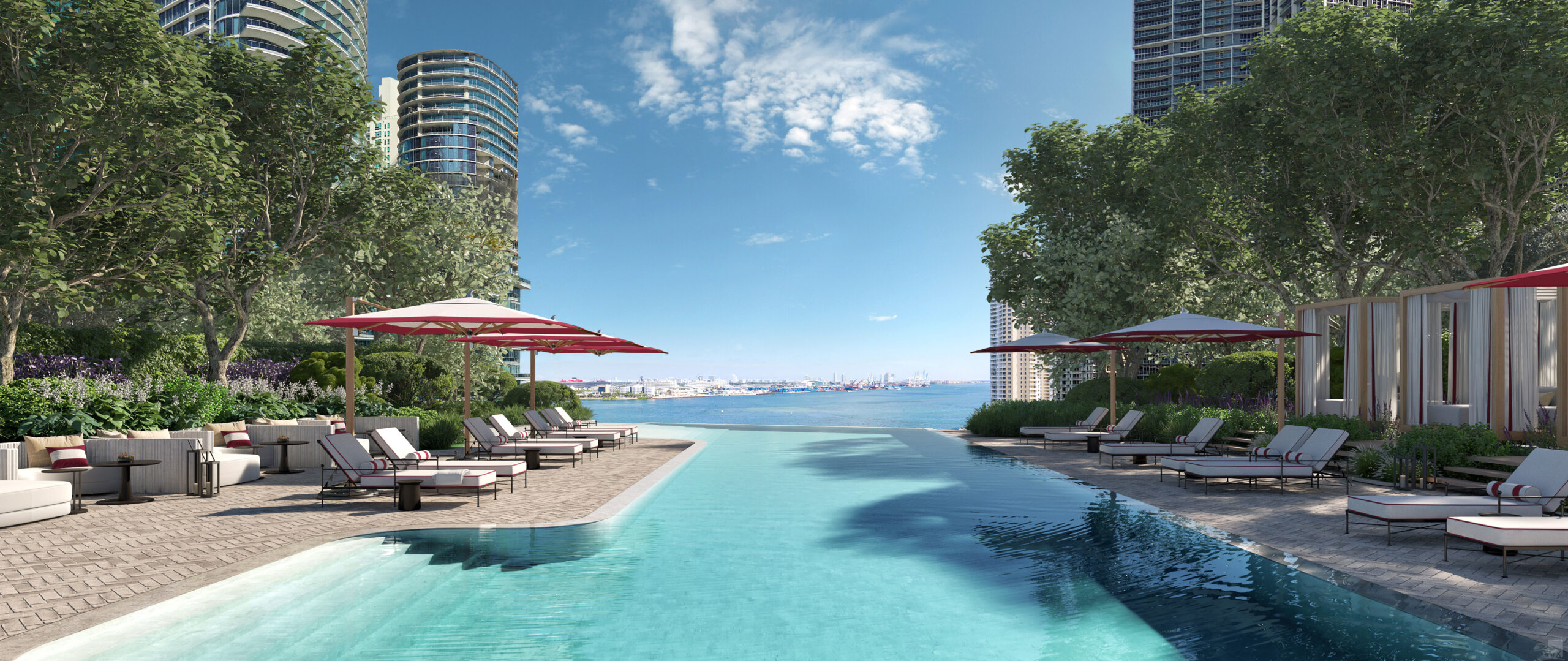 Baccarat Residences Miami - Chatburn Living - Pool