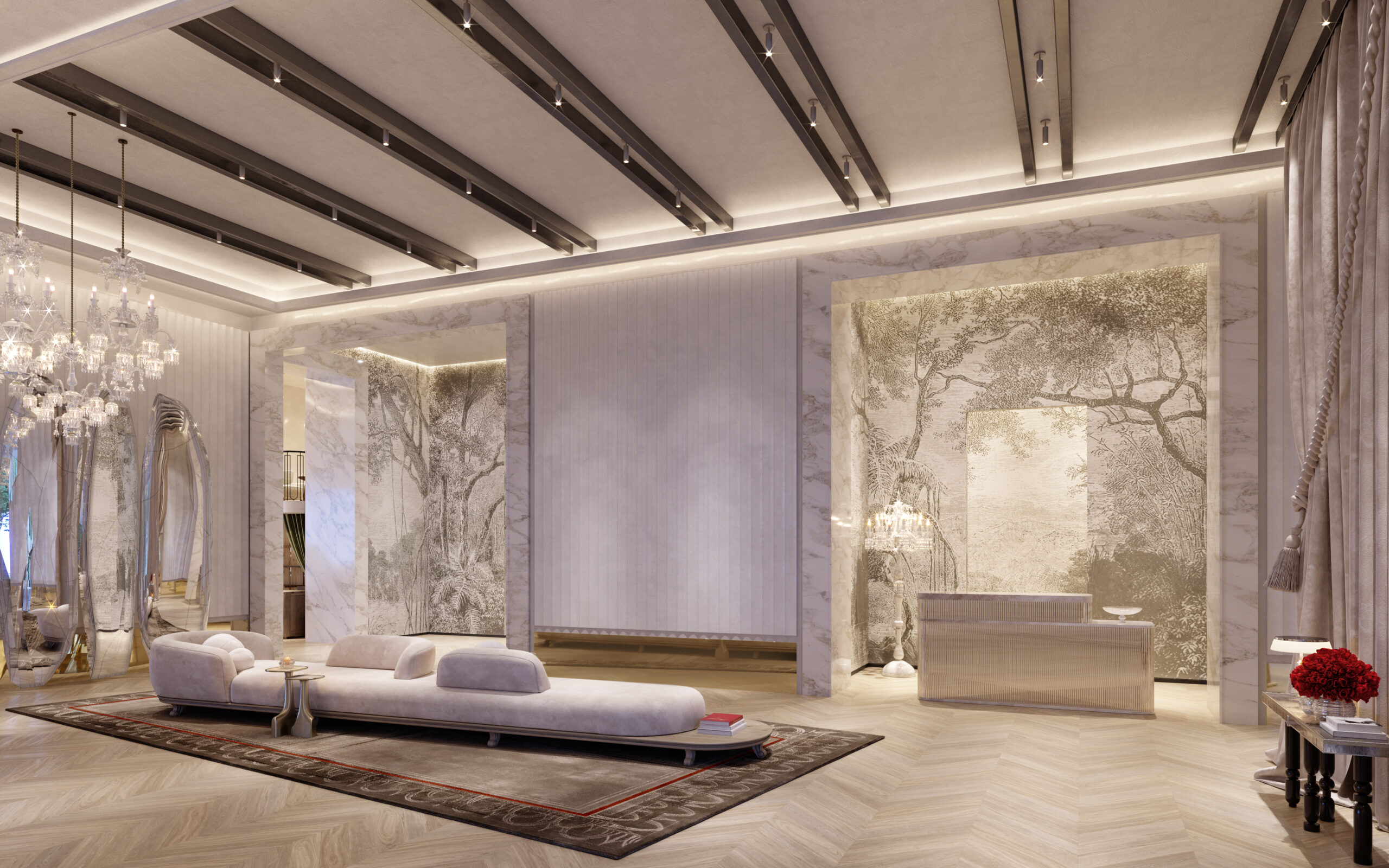 Baccarat Residences Miami - Chatburn Living - Lobby Front Desk